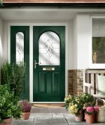 bespoke green entrance doors chinnor, oxfordshire