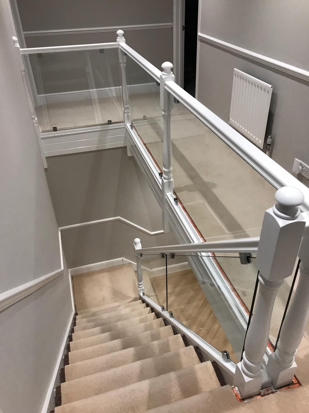 High Wycombe Timber Glass Balustrade